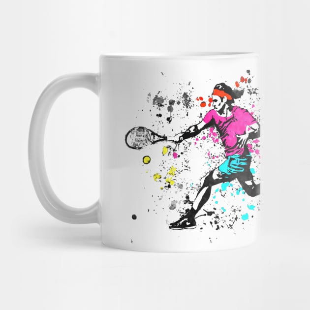 Federer Splash of Colors by danieljanda